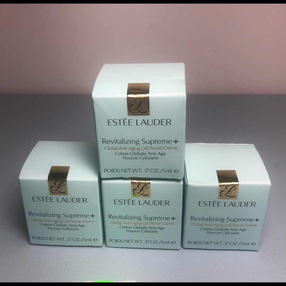 4-ESTEE LAUDER REVITALIZING SUPREME + GLOBAL ANTI-AGING CELL POWER CREME